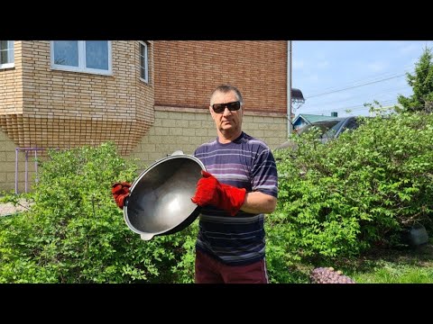 Видео: Самый правильный и подробный обжиг с прокаливанием нового чугунного казана