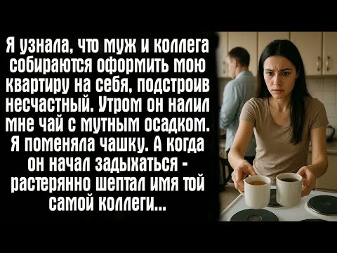 Видео: Я случайно узнала, что муж и коллега собираются оформить мою квартиру на себя, подстроив несчастный.