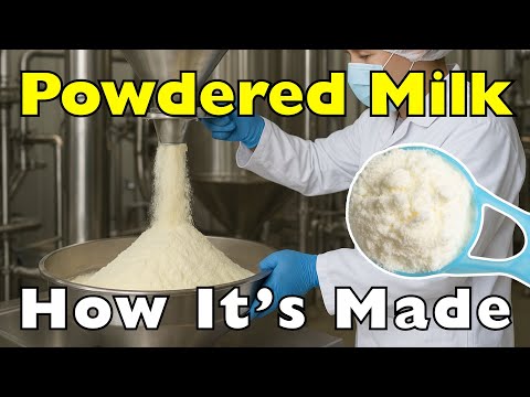 Видео: Как производится сухое молоко? Наука о молоке длительного хранения