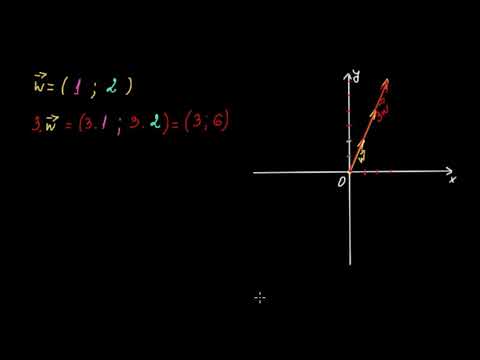 Видео: Умножение на вектор с число