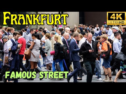 Видео: Пешеходная экскурсия по Франкфурту 2023 | Знаменитая торговая улица Франкфурта
