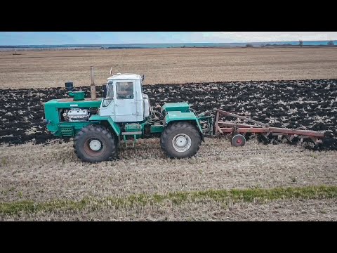 Видео: СКОРО БУДЕМ ВСЕ ТАК РАБОТАТЬ. ВСПАШКА НА Т150К