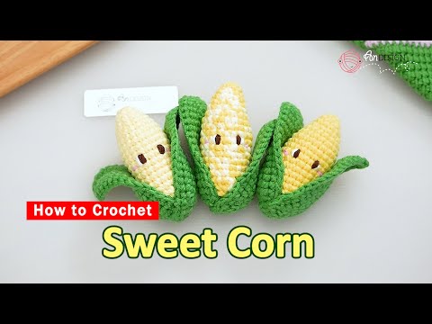 Видео: Вам понравится эта связанная крючком кукуруза | Слишком мило, чтобы съесть | Пошаговое руководств...