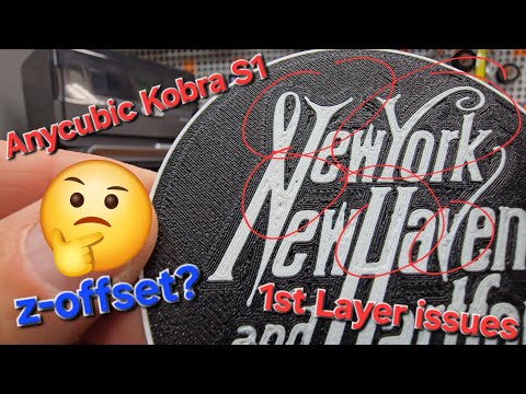 Видео: Kobra S1 Combo: проблемы первого слоя и коррекция смещения по оси Z