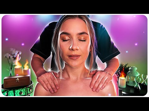 Видео: 🤤 АСМР Обалденный МАССАЖ СПИНЫ и ШЕИ 🔥 Звуки Кожи asmr back neck massage tracing