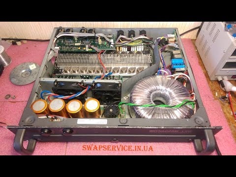 Видео: Dynacord L300, L500, L1000, L1600, L2400, S900, S1200, Electro Voice CPS1, CPS2 ремонт усилителя