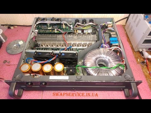 Видео: Dynacord L300, L500, L1000, L1600, L2400, S900, S1200, Electro Voice CPS1, CPS2 ремонт усилителя