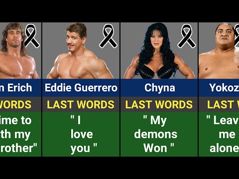 Видео: Раскрыты последние слова рестлеров WWE перед трагической смертью