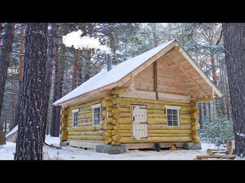 Видео: 225 дней строительства СРУБА в одиночку в лесу | ОТ НАЧАЛА ДО КОНЦА