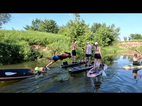 Видео: Жаркий сплав по реке Киржач