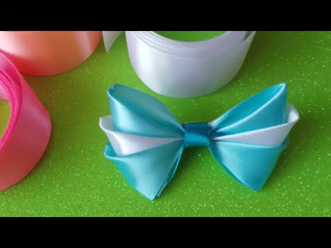 Видео: A beautiful bow. Красивый бантик.