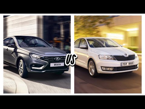 Видео: LADA VESTA/VESTA NG vs SKODA RAPID/VW POLO на трассе