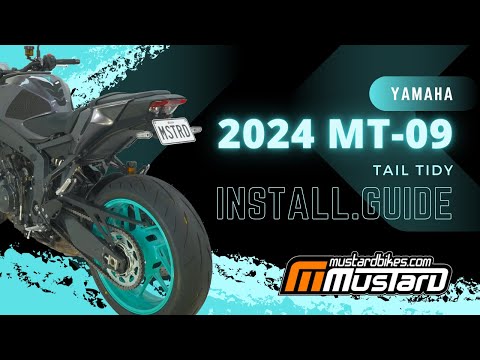 Видео: Установка задней части Mustard Bikes на Yamaha MT-09 2024 года выпуска