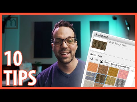 Видео: 10 советов по материалам/текстурам в SketchUp