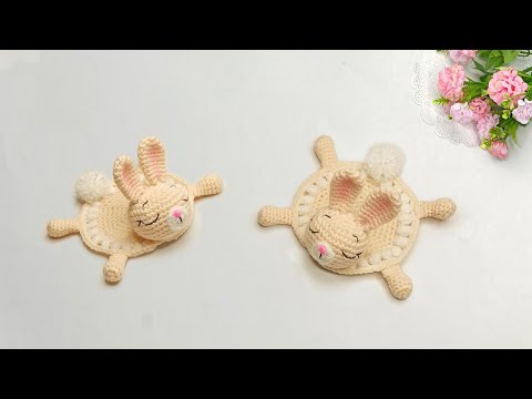 Видео: Вы будете в ВОСТОРГЕ от НОВИНКИ ! КРАСИВО и ПРОСТО! Кролик подставка крючком / Зайчик амигуруми