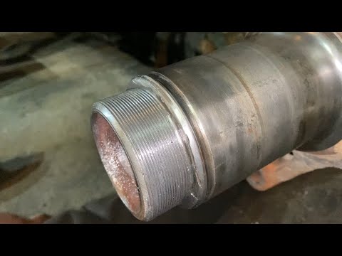 Видео: Вісь SAF. Відновлення різьби під гайку маточини. Фуга в роботі!