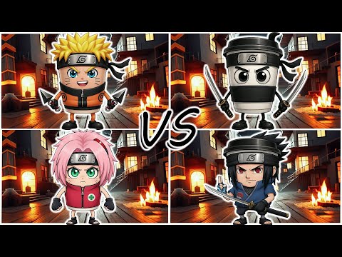 Видео: КАПУЧИНО АССАССИНО😱VS НАРУТО VS САСКЕ VS САКУРА - ПРЫГАЙ ПО ПЛИТКЕ!!