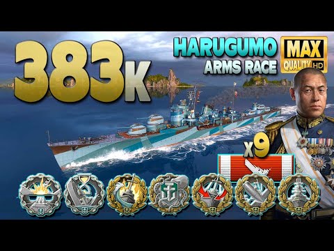 Видео: Эсминец Harugumo: лучшая игра в гонке вооружений - World of Warships