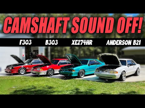 Видео: ЛУЧШЕЕ СРАВНЕНИЕ РАСПРЕДЕЛИТЕЛЬНЫХ ВАЛОВ FOXBODY! B303 против F303 против XE274HR против B21