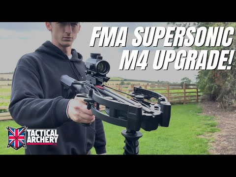 Видео: X-Bow FMA Supersonic обновлён! Версия M4 со штатным стволом | Tactical Archery UK