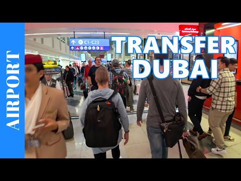 Видео: ТРАНЗИТ В АЭРОПОРТЕ ДУБАЯ - Как добраться до рейса Emirates в международном аэропорту Дубая