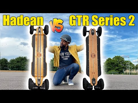 Видео: Evolve Hadean против GTR Series 2 — какой электроскейтборд купить?