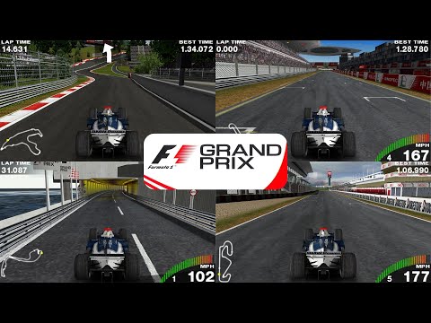 Видео: F1 Grand Prix (PSP) - Все Гоночные Трассы
