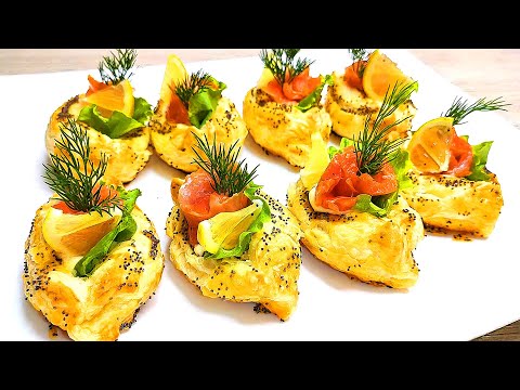 Видео: Съедаются подчистую! Красивые закуски, которые обязательно должны быть на вашем столе!
