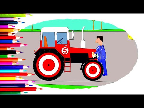 Видео: 🎨 РАСКРАСЬ ОСЕНЬ! – Классные мультики-раскраски для детей про машинки – Мегасборник