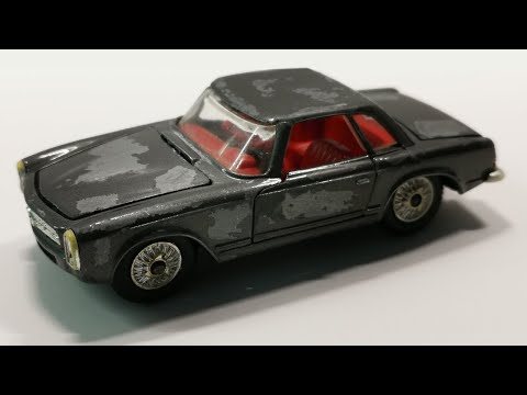 Видео: Реставрация Mercedes Benz 230 SL Politoys № 503. Литая модель игрушки.