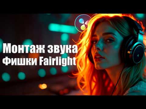 Видео: Ускоряем монтаж звука на вкладке Fairlight Davinci Resolve