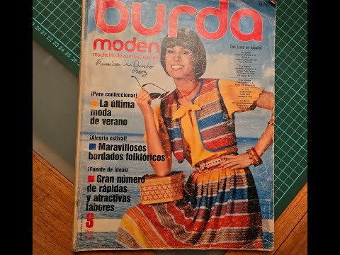 Видео: Burda Moden 1977 №3 повний огляд журналу
