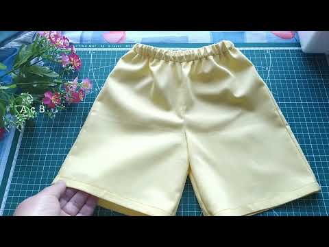 Видео: Простое ПОСТРОЕНИЕ , легкий ПОШИВ ШОРТ на девочку