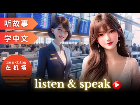 Видео: 在机场 | Навыки аудирования и говорения на китайском языке #mandarin #hsk2 #hsk3