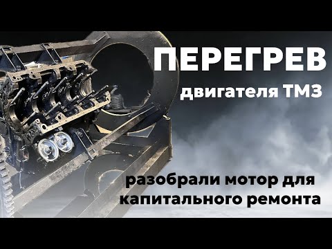 Видео: Двигатель ТМЗ разбор мотора. Причиной оказалось как всегда перегрев мотора .#двигатель #shorts