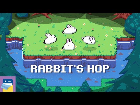 Видео: Rabbit’s Hop: прохождение игры на iOS/Android, часть 1 (от Triomatica Games)