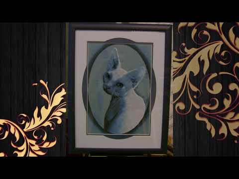 Видео: Кошки на вышивках