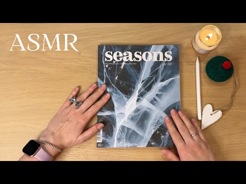 Видео: ASMR Болталка + листаю журнал Seasons of life |  тихий голос, шуршание, звуки бумаги