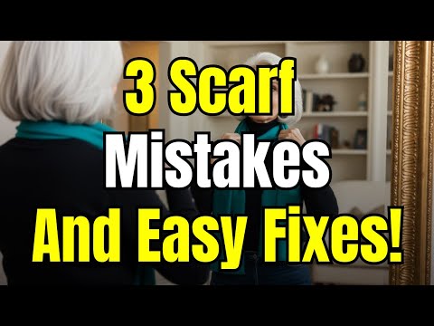 Видео: Почему вам кажется, что шарф вам не идет — 3 ошибки!