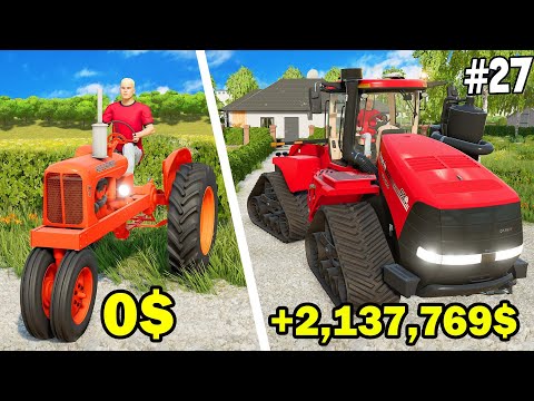 Видео: МЕГА ФЕРМА от $0 на ПЛОСКОЙ КАРТЕ 🚜 НЕ ЛИЗИНГ! 🚜 #27