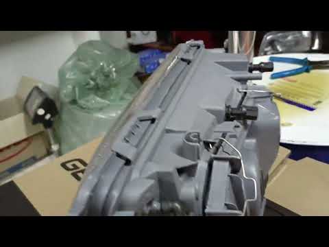Видео: Фара Мерседес 124