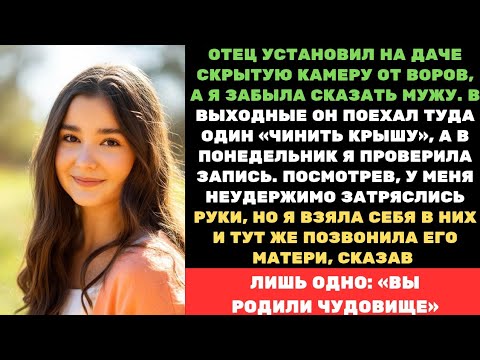 Видео: Я не сказала мужу про камеру на даче — но запись потрясла меня до глубины души…