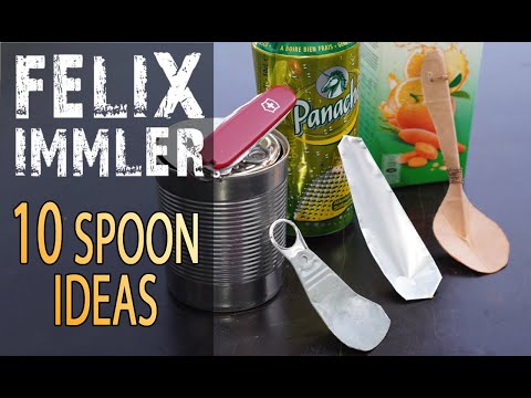 Видео: 10 идей, как сделать ложку из мусора (без слов) - Швейцарский армейский нож