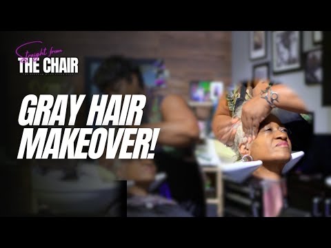 Видео: Преображение серебристых волос: стрижка + завивка