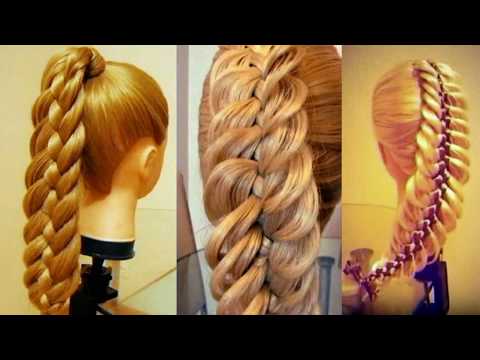 Видео: Сборник Коса Плетешок  От простого к сложному  Коса с лентой  Коса для девочки  Видео урок