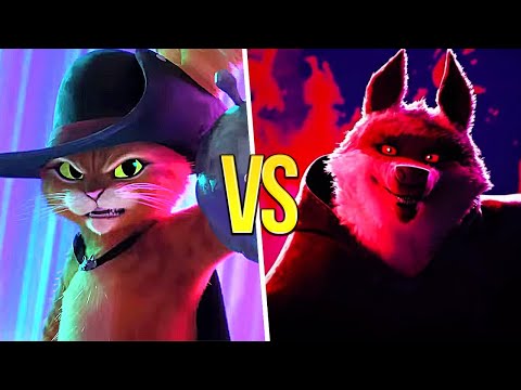 Видео: КОТ В САПОГАХ против ВОЛКА - Песня ПОСЛЕДНЕЕ ЖЕЛАНИЕ Клип | PUSS IN BOOTS 2 vs WOLF Song MV