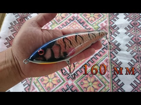 Видео: Jerkbait 160 мм