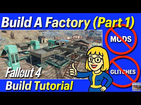 Видео: Постройте работающую фабрику в Fallout 4 с помощью Contraptions Workshop Часть 1
