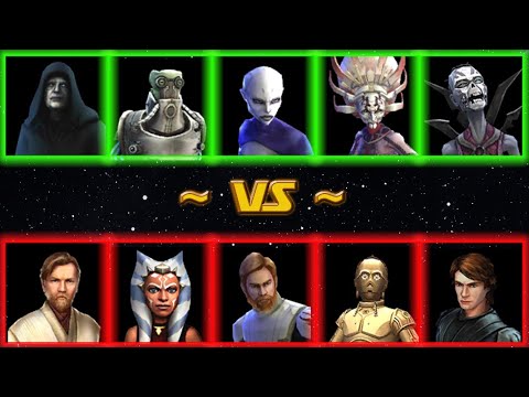 Видео: лПалпатин против лКеноби без Асоки / SEE vs MDK without Ahsoka - (SWGOH - RH Alliance)