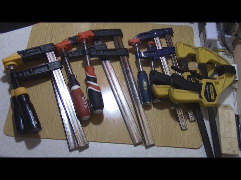 Видео: Обзор моих Струбцин Stanley, Yato, Vorel, Fit. Как выбрать качественный инструмент.